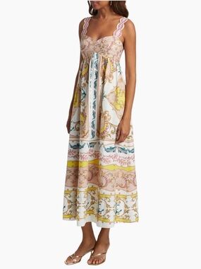 garden maxi dress Women's Organic Cotton Smocked Dress